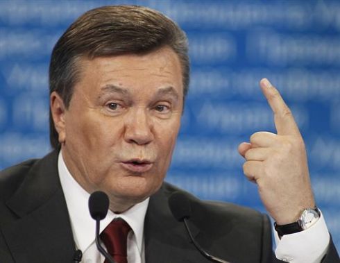 El Presidente de Ucrania, Víktor Yanukóvich. europapress.es